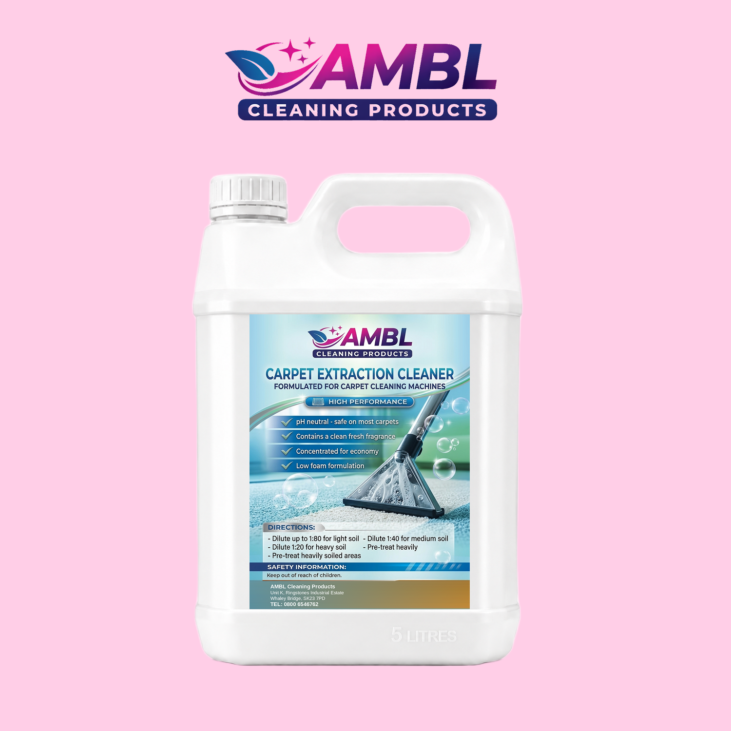 Carpet Extraction Cleaner 5ltr