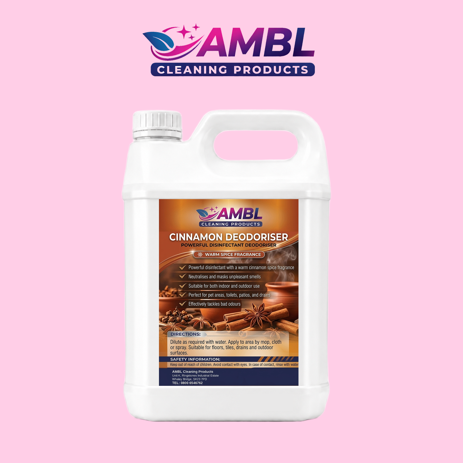 cinnamon deodoriser 5ltr
