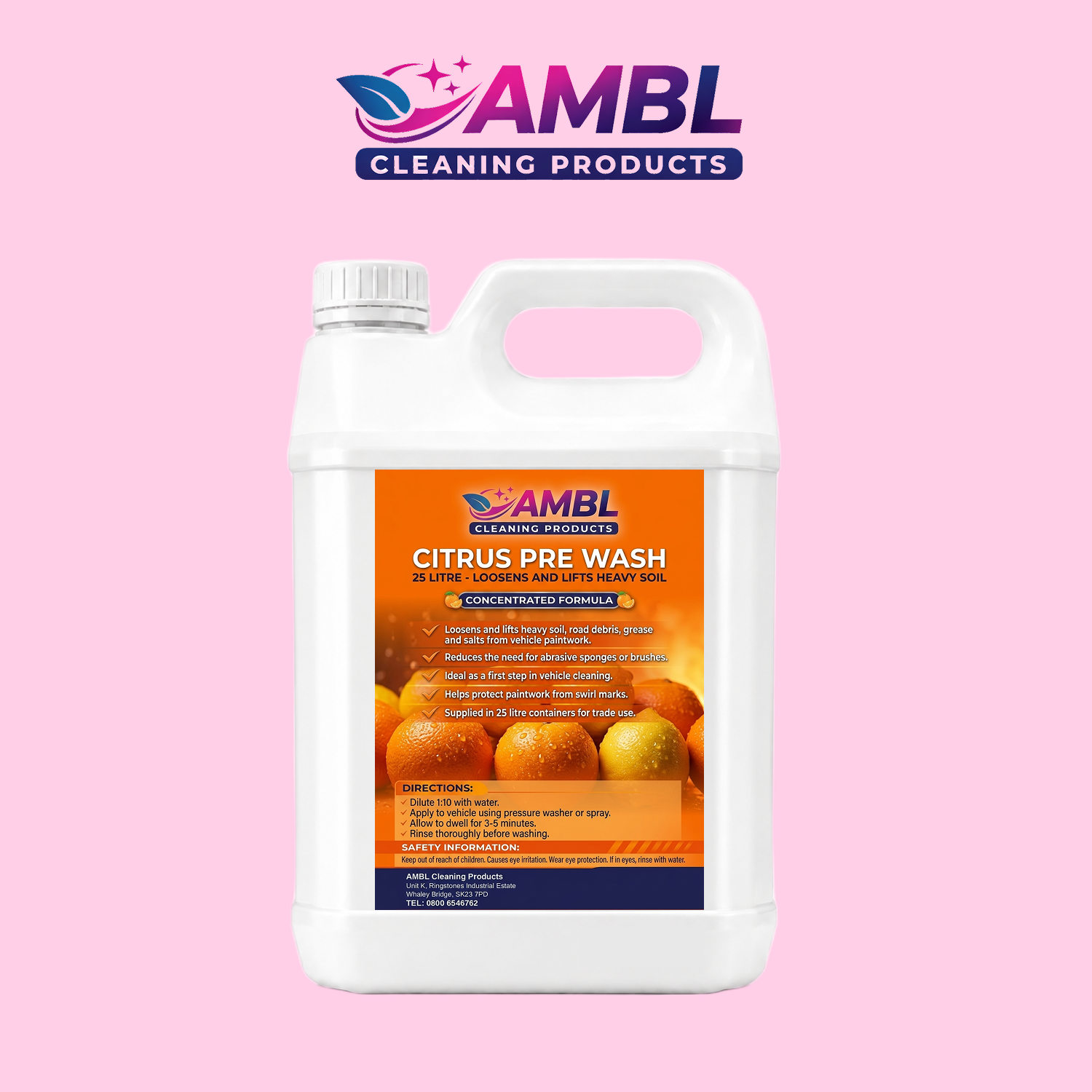 Citrus Pre Wash 25 ltr