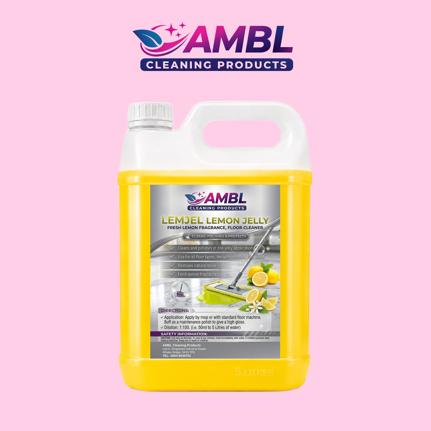 Lemgel floor cleaner 5ltr
