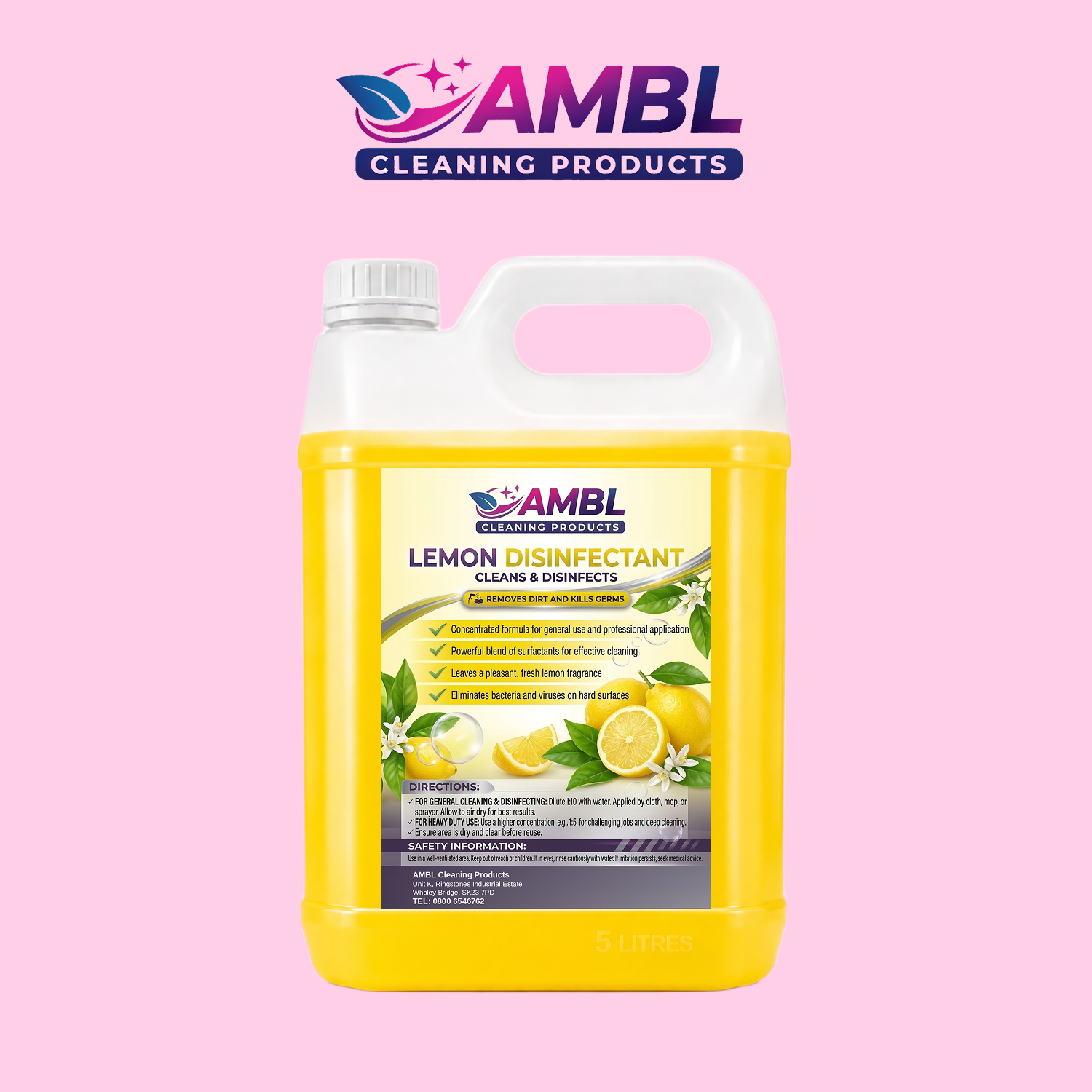 lemon disinfectant 5ltr