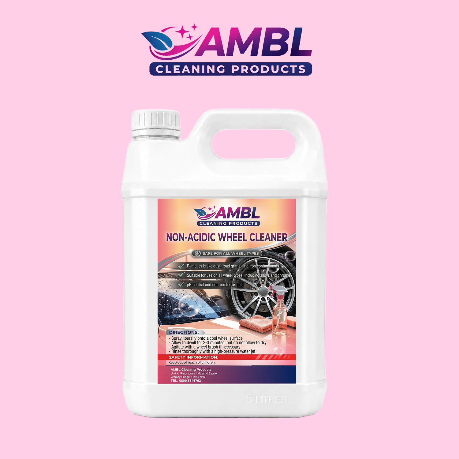 Non Acidic Wheel Cleaner 5ltr