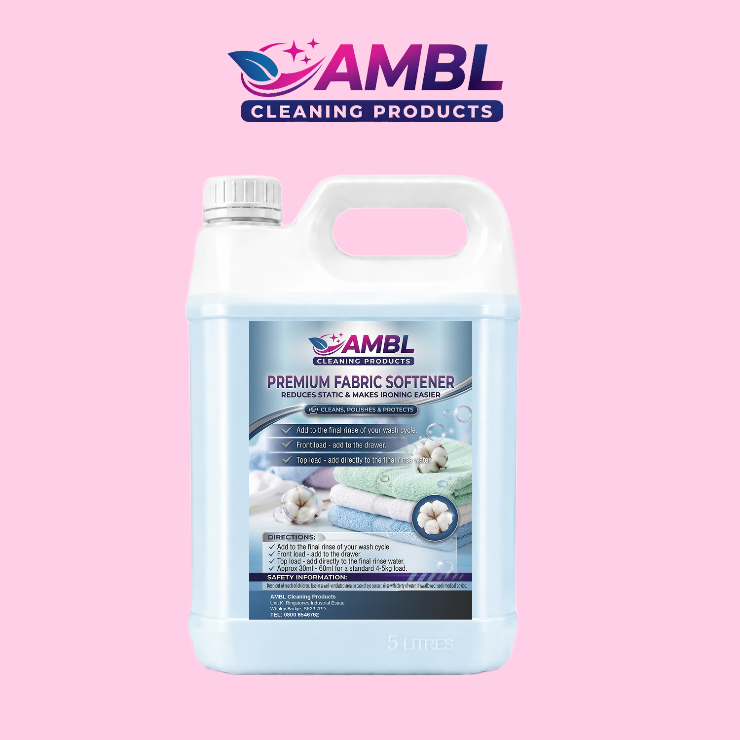 Spring soft fabric softener 5ltr