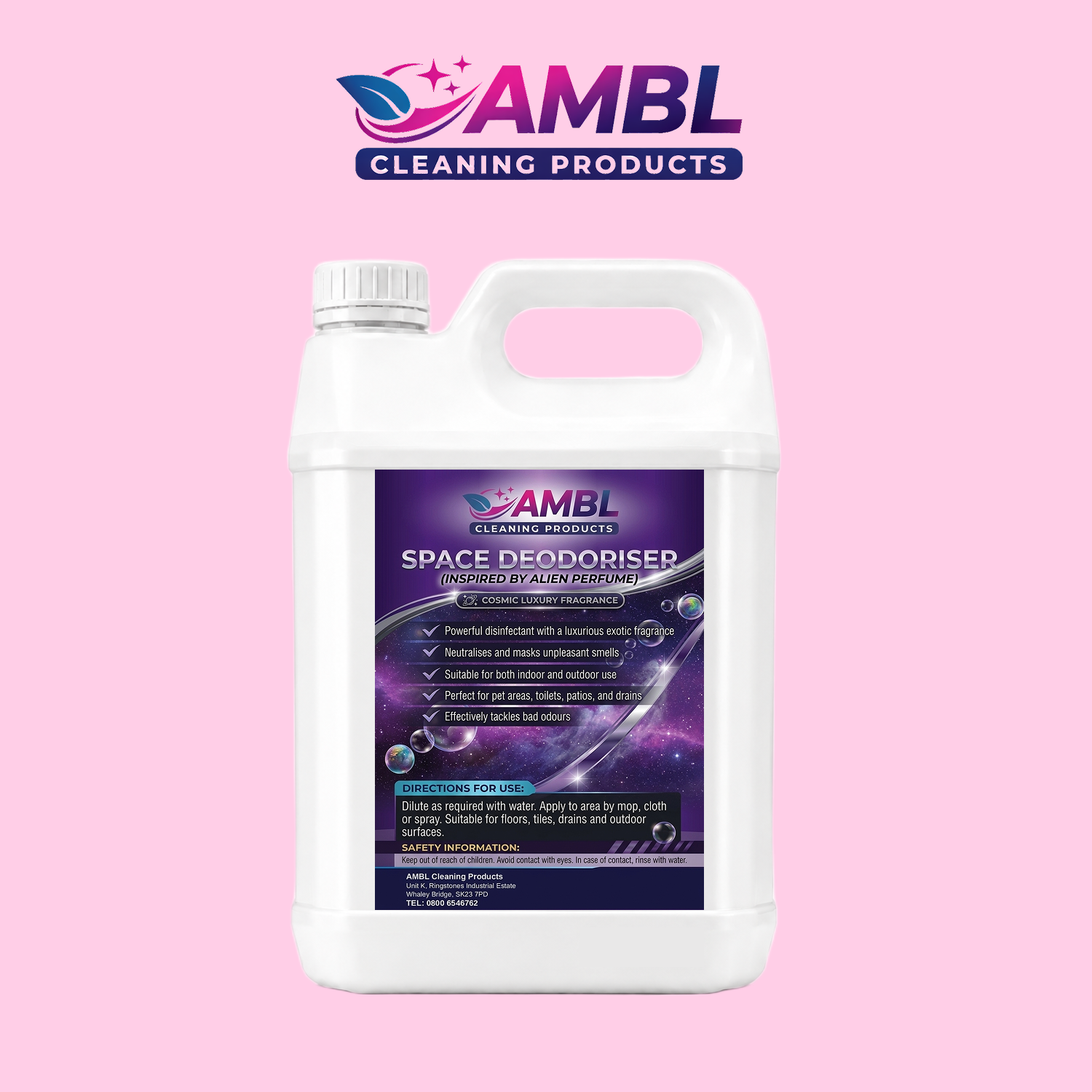 space deodoriser (inspired by Aliene purfume) 5ltr