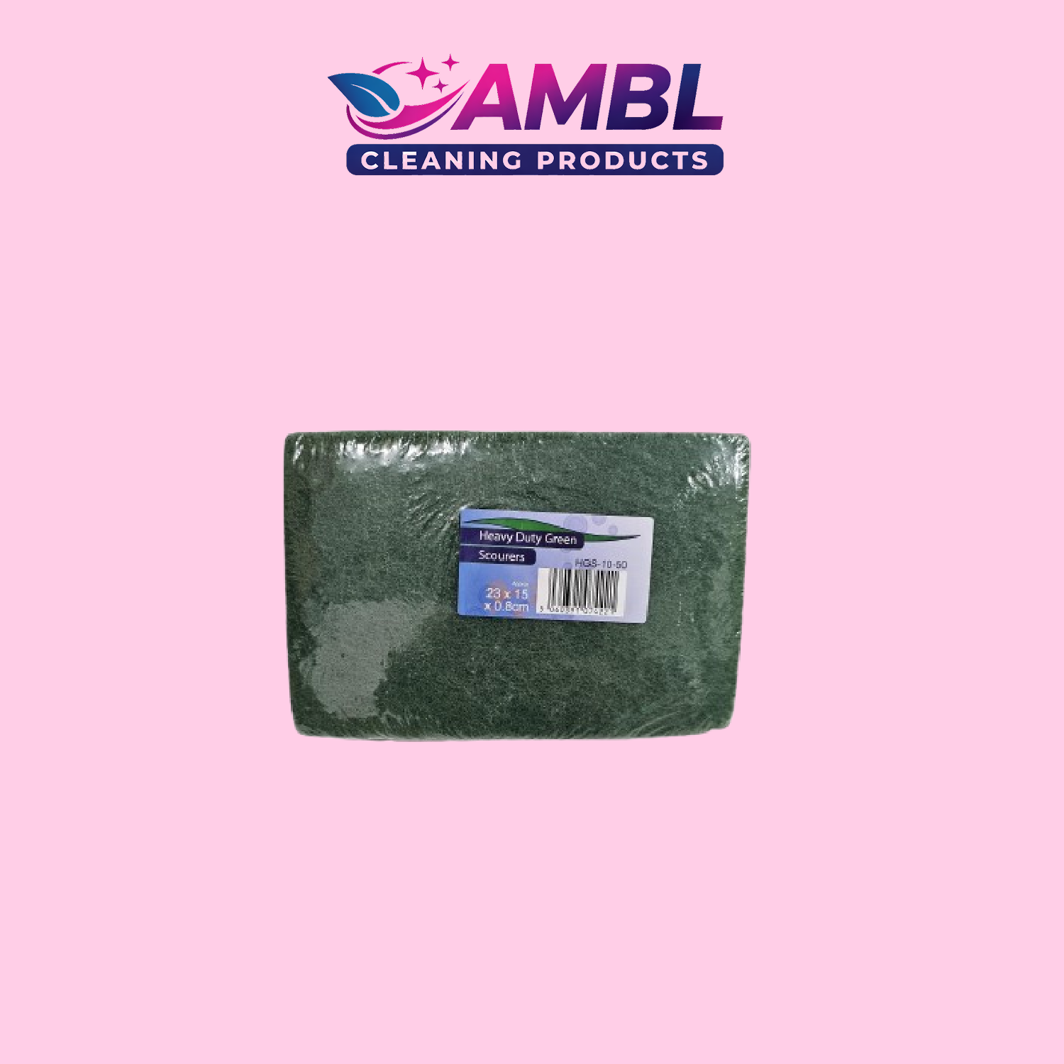 Heavy duty green scourer